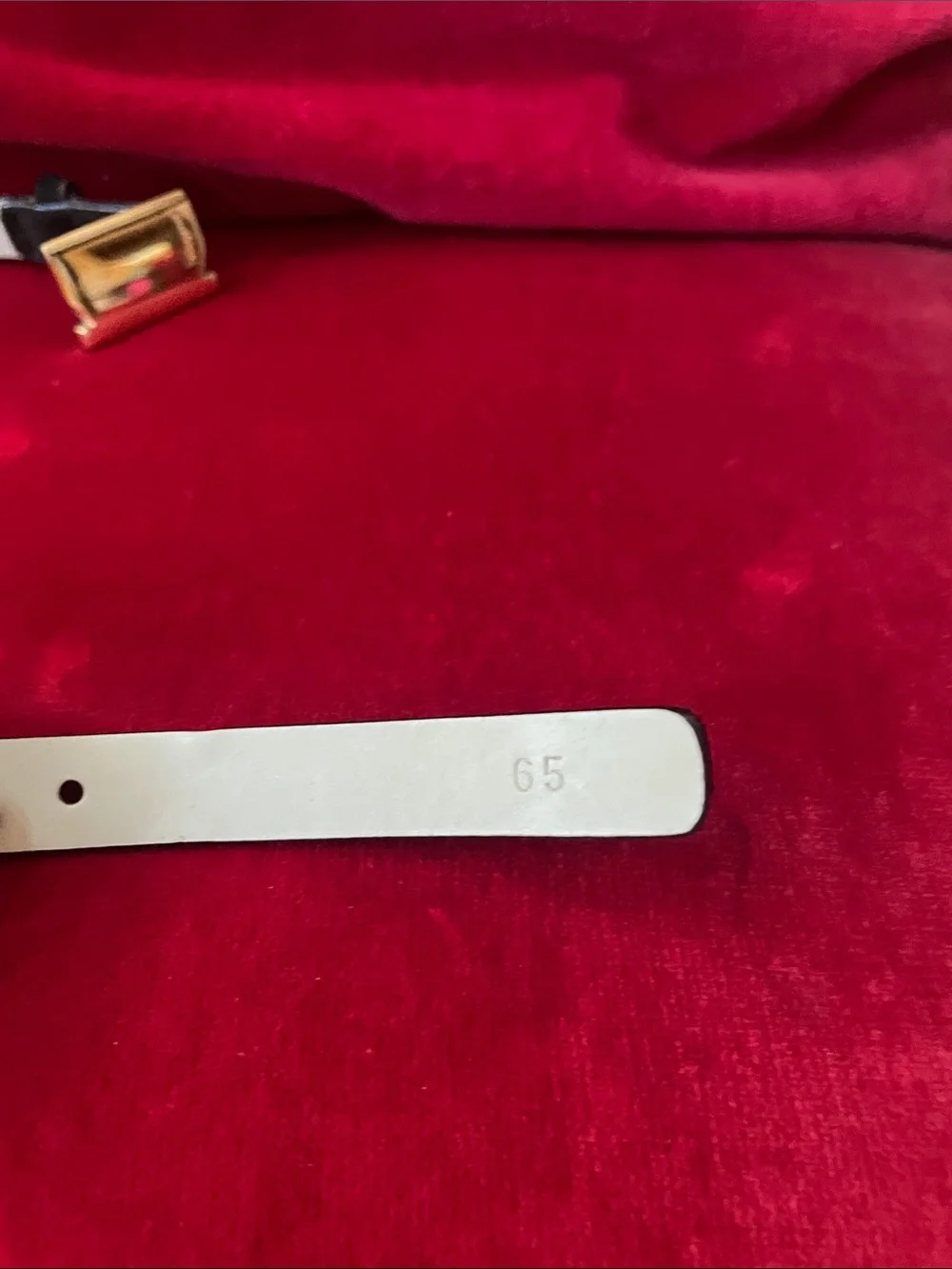 Salvatore Ferragamo pony hair Leather Belt with Embossed Logo